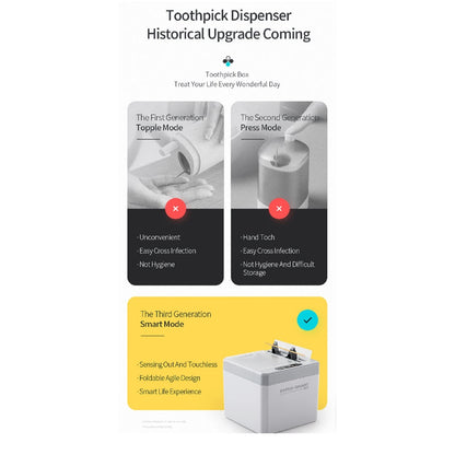 Smart Toothpick Dispenser Auto Infrared Induction Toothpick Smart Storage Box r
