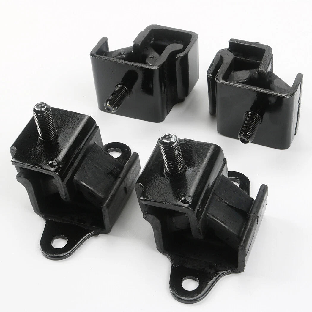 Set of Engine Mounts Front &Rear For Yamaha Gas Golf Cart G2,G8,G9,G14 1985-1995