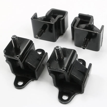 Set of Engine Mounts Front &Rear For Yamaha Gas Golf Cart G2,G8,G9,G14 1985-1995
