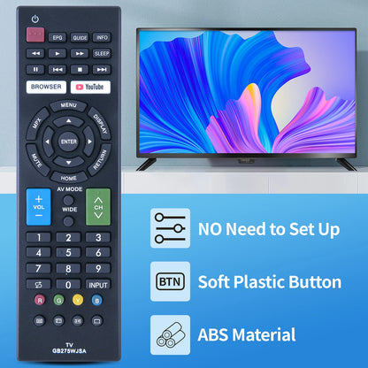 GB275WJSA Replacement Remote Control For Sharp TV