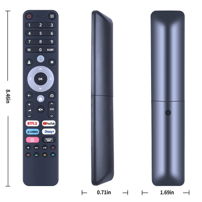 Replace Remote Control For DYON iGoo-TV 32H 40F 43F 50U 55U Smart LED TV