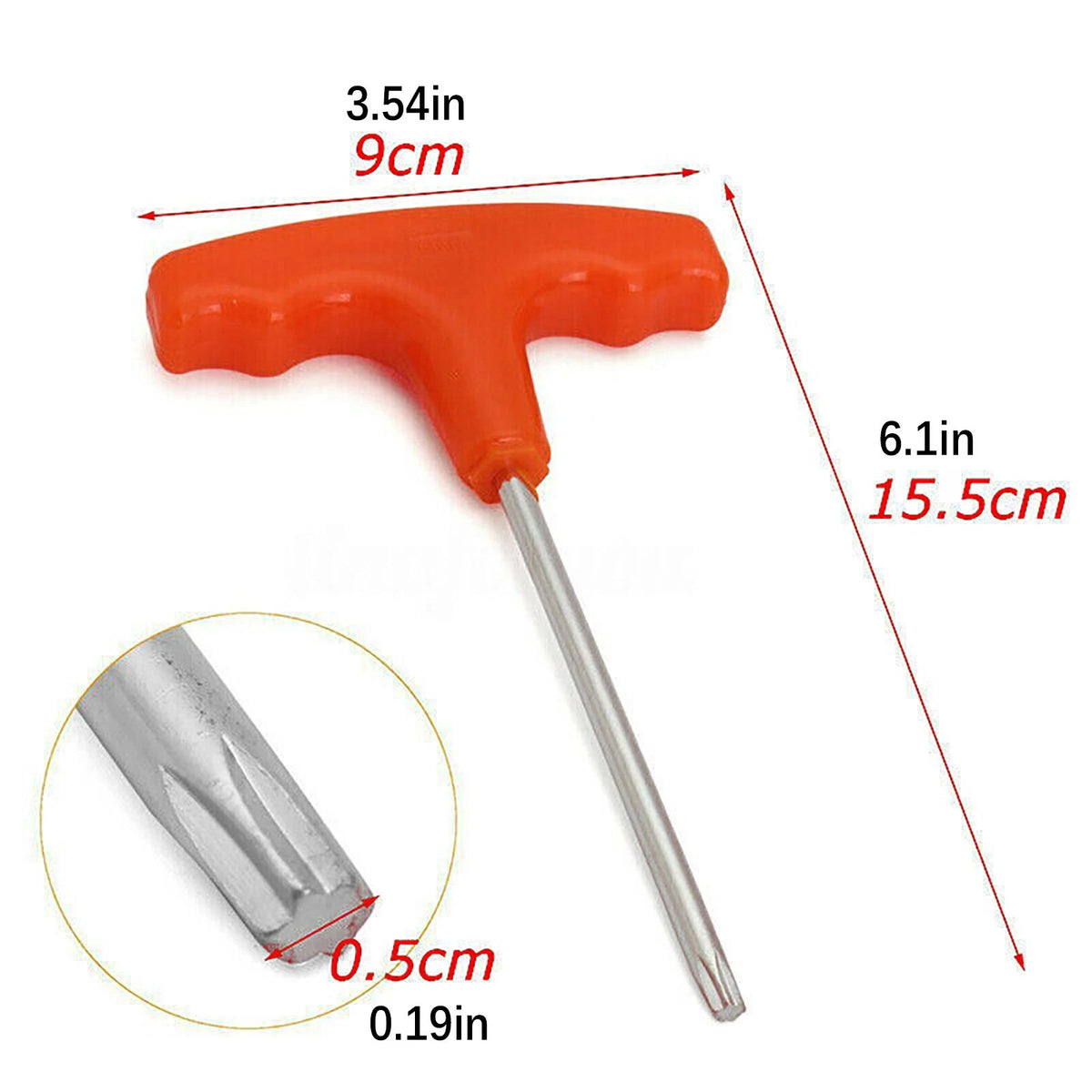 15cm Durable T Handle T27 Torx Driver Screwdriver For Stihl Makita #08123701000