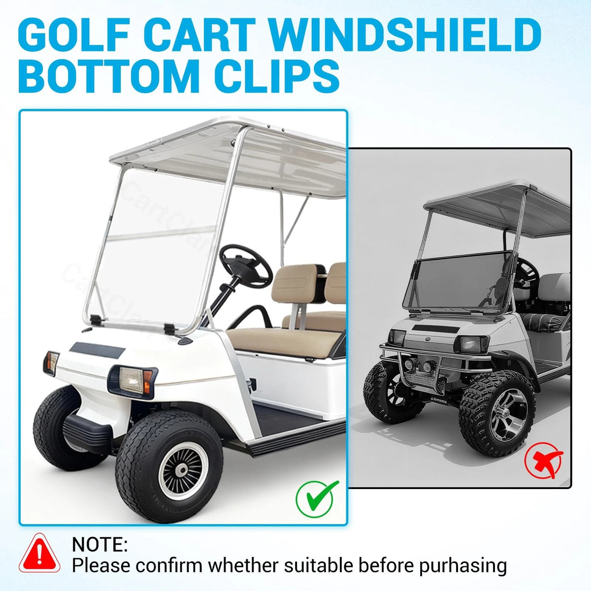 CartClan Club Car DS  Factory Standard, 1982+ - Black