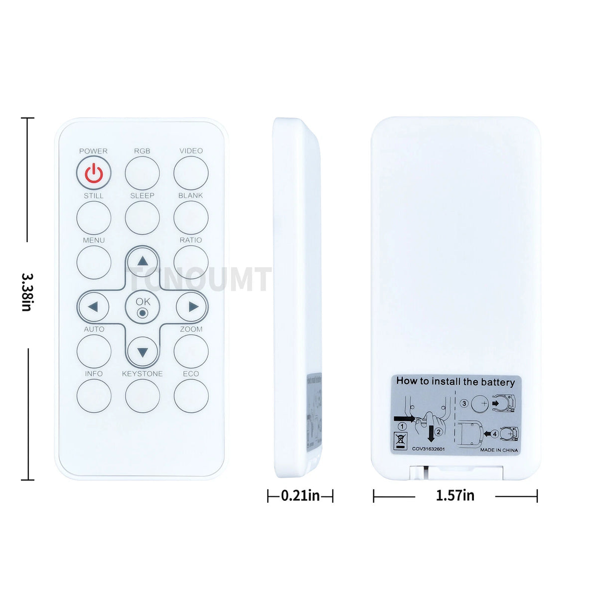 COV31632601 Remote Control For LG DLP Data Lasar Projector BX327 BE320-SD