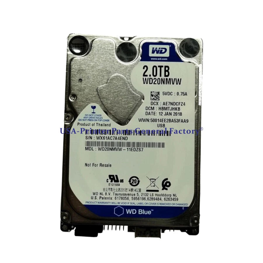 Fits For Western Digital 2TB WD20NMVW-11EDZS7 USB 3.0 Portable External HDD