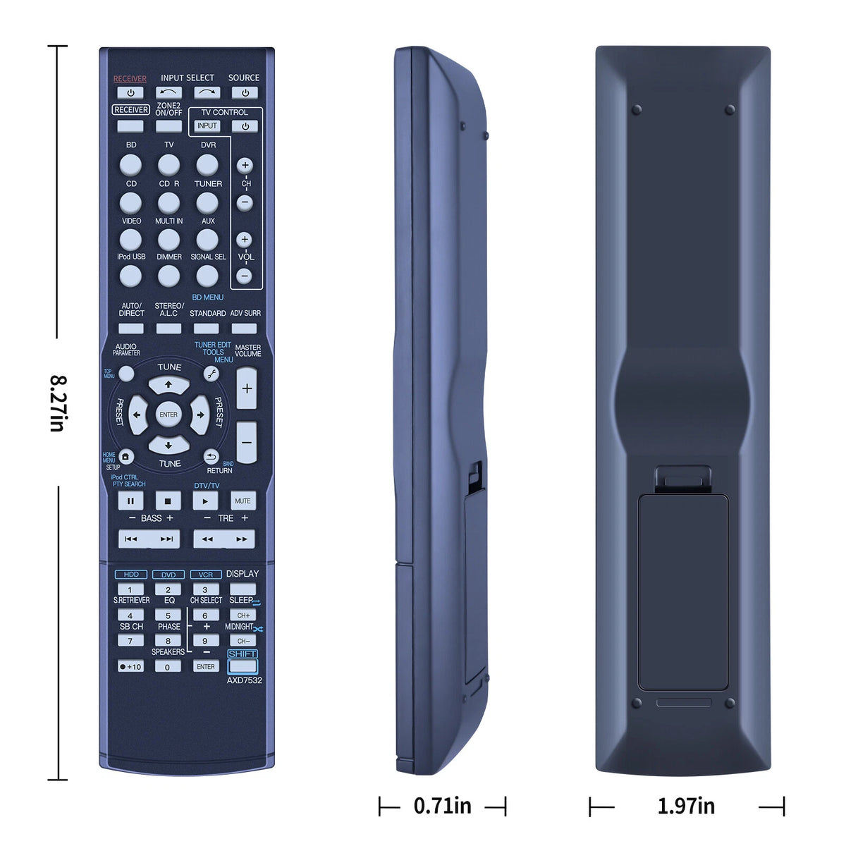AXD7532 Remote Control For Pioneer AV Receiver VSX-1125-K VSX-60 VSX-819H