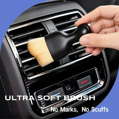 Riomhorry 9 Pcs Car Detailing Brushes Kit, Interior Cleaning Tool with...