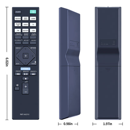 RMT-AA231U Replacement Remote Control For Sony AV System STR-DN1080 STR-DH770