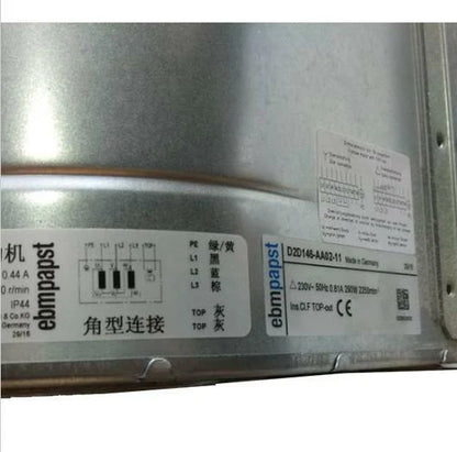 Ebmpapst D2D146-AA02-11 AC 230V 290W IP44 ??146MM Double inlet Centrifugal Fan
