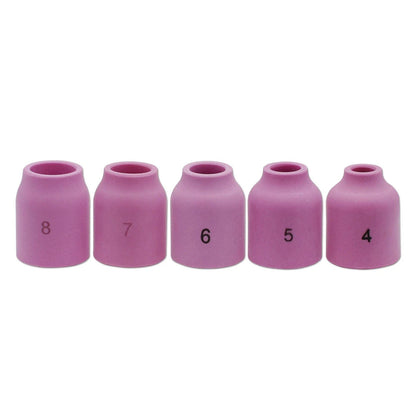 36pcs TIG Gas Lens Collet Body #10 Cup Alumina Nozzle Kit For PTA DB SR...