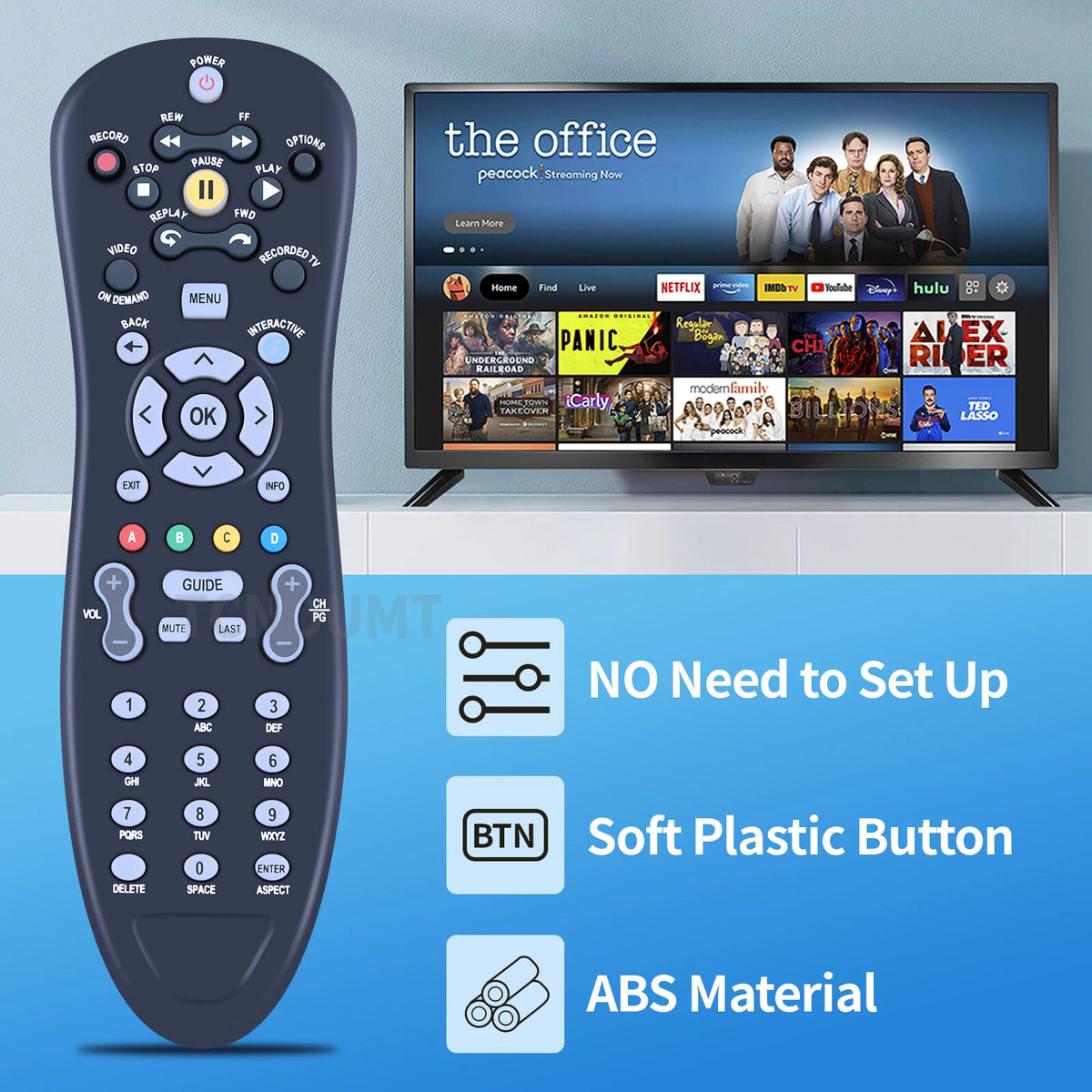 MXV3-B0002 Remote Control For MIO TV Set top Box RC1534538/02B