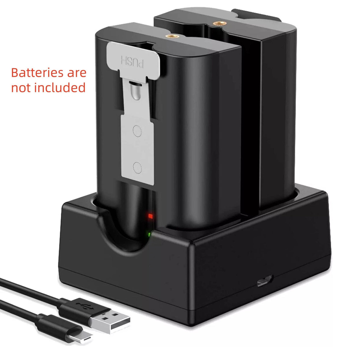 5V Dual-Port Battery Charger USB Charging Dock For Video Doorbell 2/3/3 Plus/4