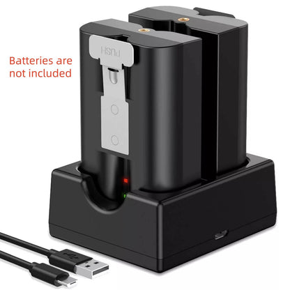 5V Dual-Port Battery Charger USB Charging Dock For Video Doorbell 2/3/3 Plus/4