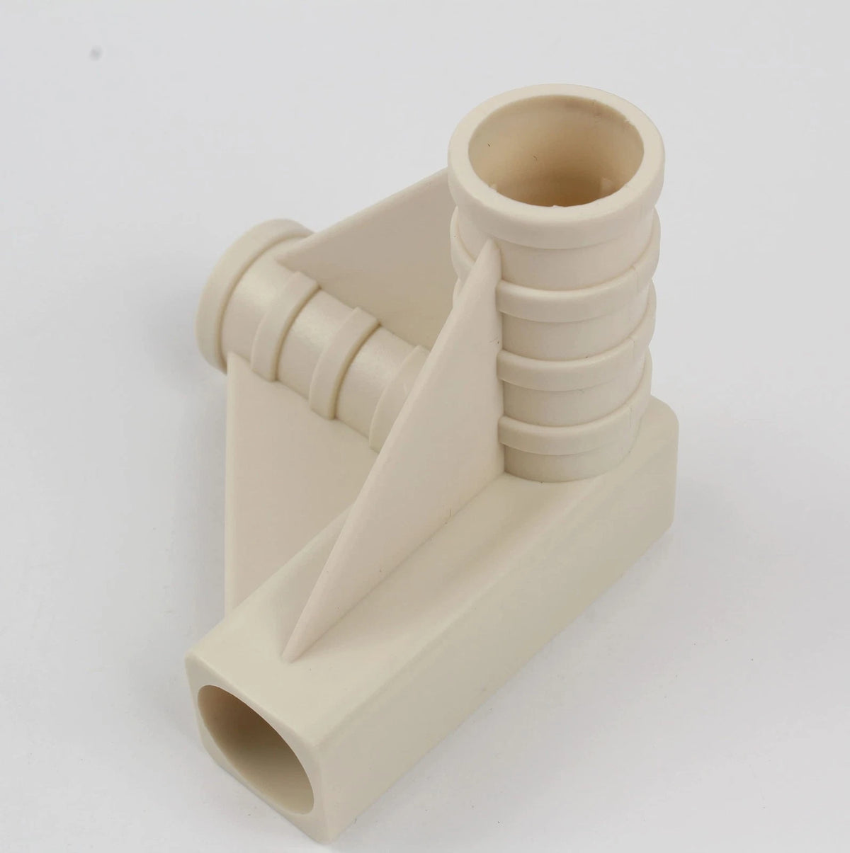 Baskinshine 3-Way 16mm 5/8'' Pole for Plant Grow Tent, PVC Pipe Cream