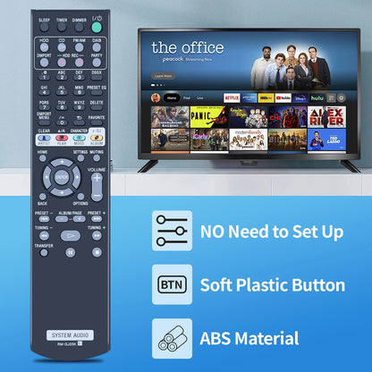 RM-GJ05K Remote Control For Sony Audio System NAS-SC55PKE NAS-SE35HD