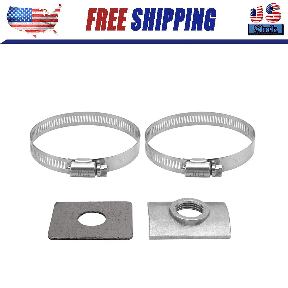 Fuel Injection Oxygen Sensor Bung with Band Clamp Kit Weld On M18 x 1.5 60012