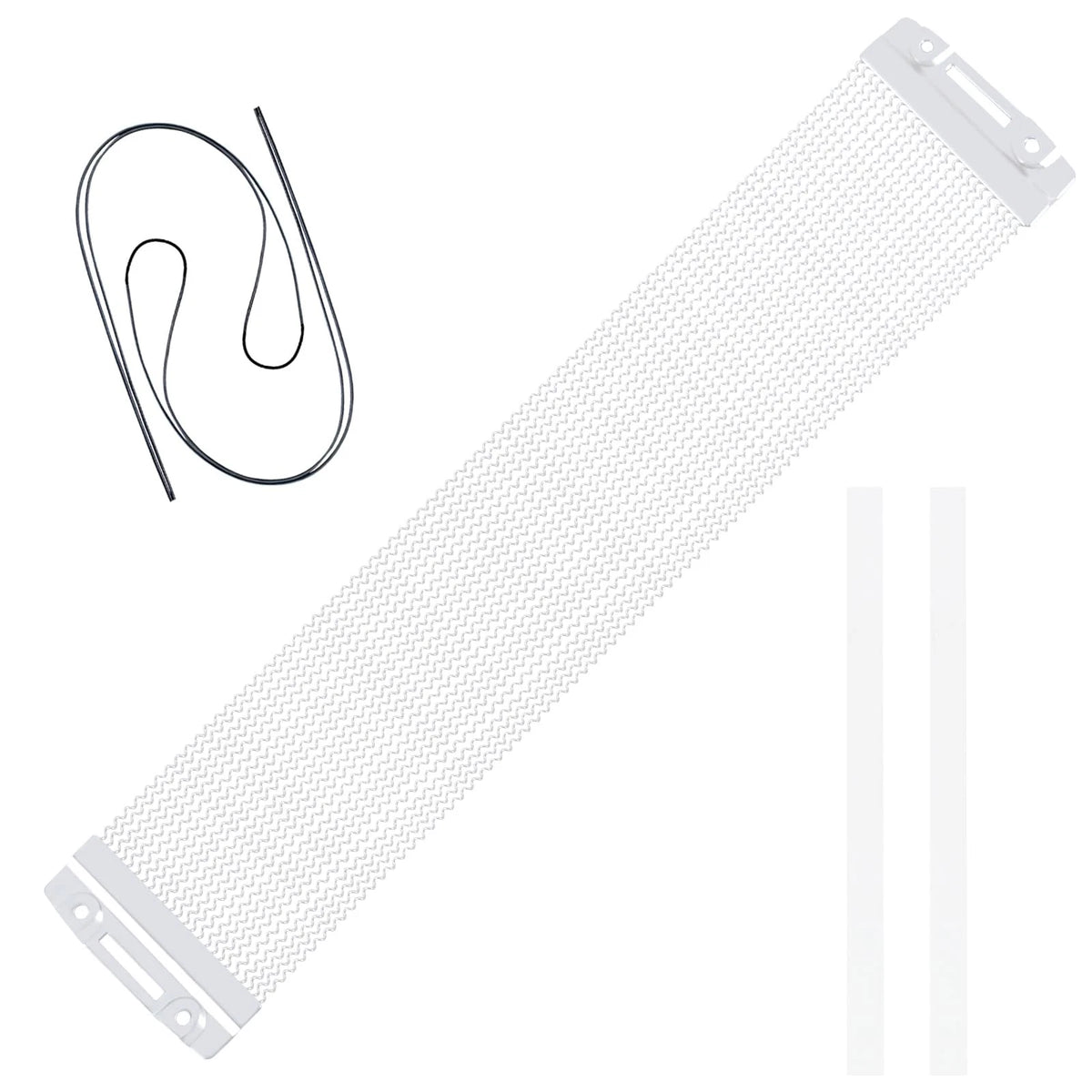EASTROCK Snare Drum Wires Wire Wire-24 Strand 14 Inch, silver