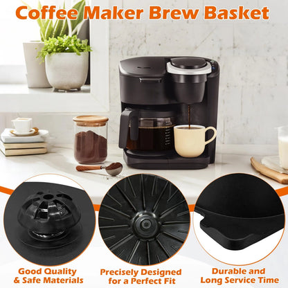 Coffee Brew Basket Replacement for K-Duo Essentials (Only universal, Black