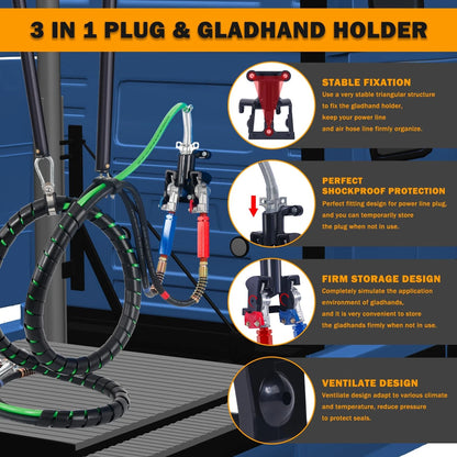 XaXmTee 12 FT Semi Truck Air Lines Kit with 3 Pcs Tender 12FT KIT, KIT