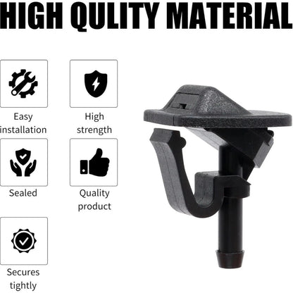 2 Pack Washer Nozzle Wiper Spray For Jeep Wrangler 1997-2013 Replacement Part