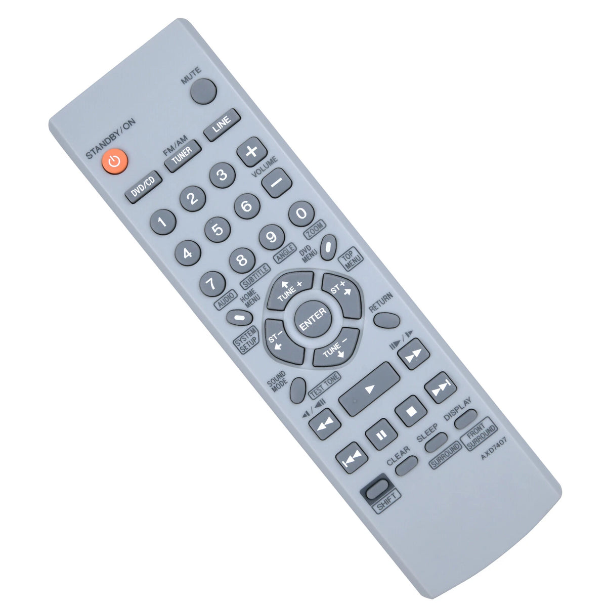 AXD7407 Replacement Remote Control For Pioneer XV-DV232 XV-DV240 XV-DV350