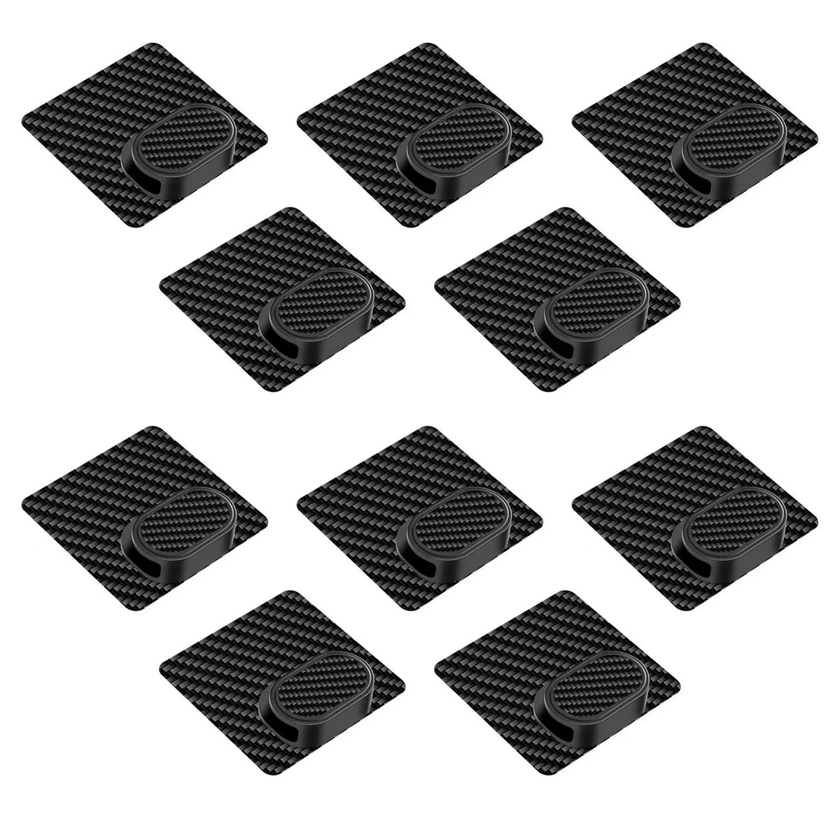 10Pack Car Mat Fixed Buckle Non-slip Sticker Hook Car Seat Cushion Carpet Buckle