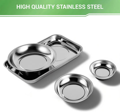 Magnetic Tray 4-Piece, Large Parts and Round Parts...