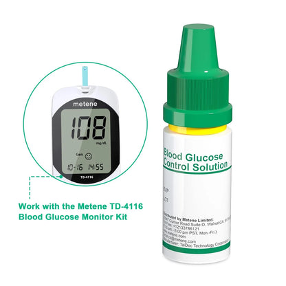 Metene TD-4116 Control Solution, Level 2,  with metene Blood...