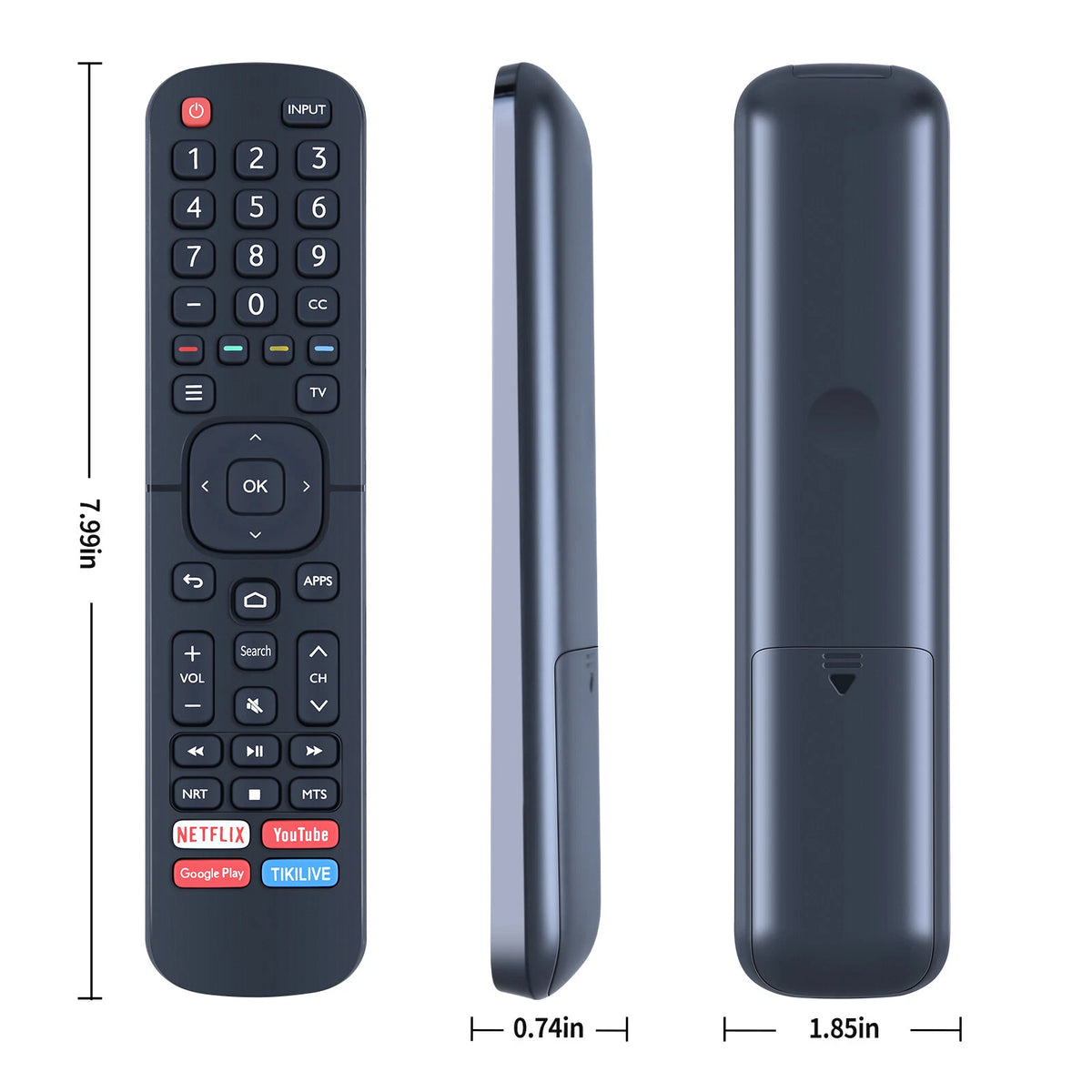 ERF2B60H For Hisense TV Remote Control 50H8F 50H8G 55H9F 85H6570G 43H6570F