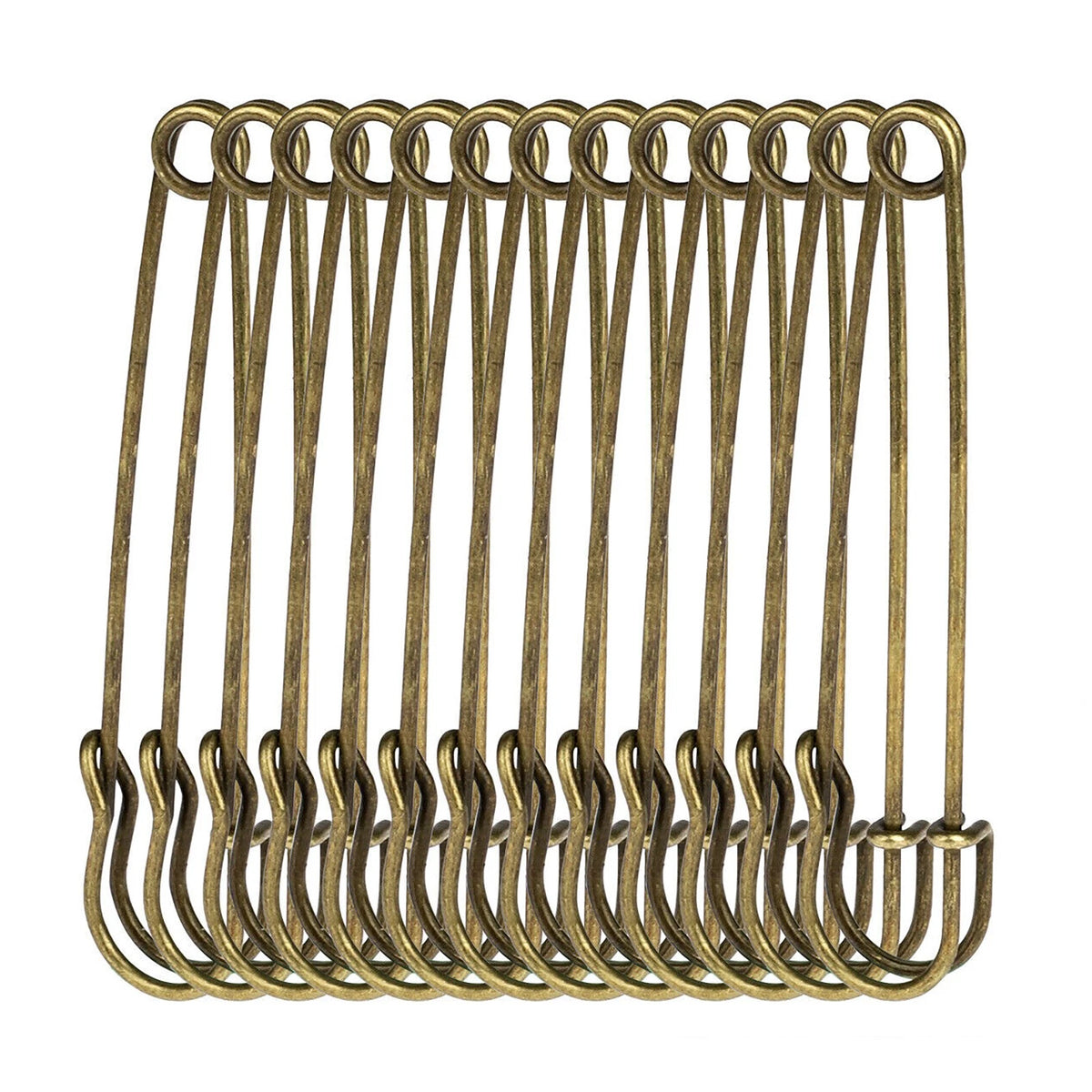 30Pcs/Set Large Heavy Duty Metal Safety Pins Brooch Pins DIY Sewing Tools