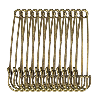 30Pcs/Set Large Heavy Duty Metal Safety Pins Brooch Pins DIY Sewing Tools