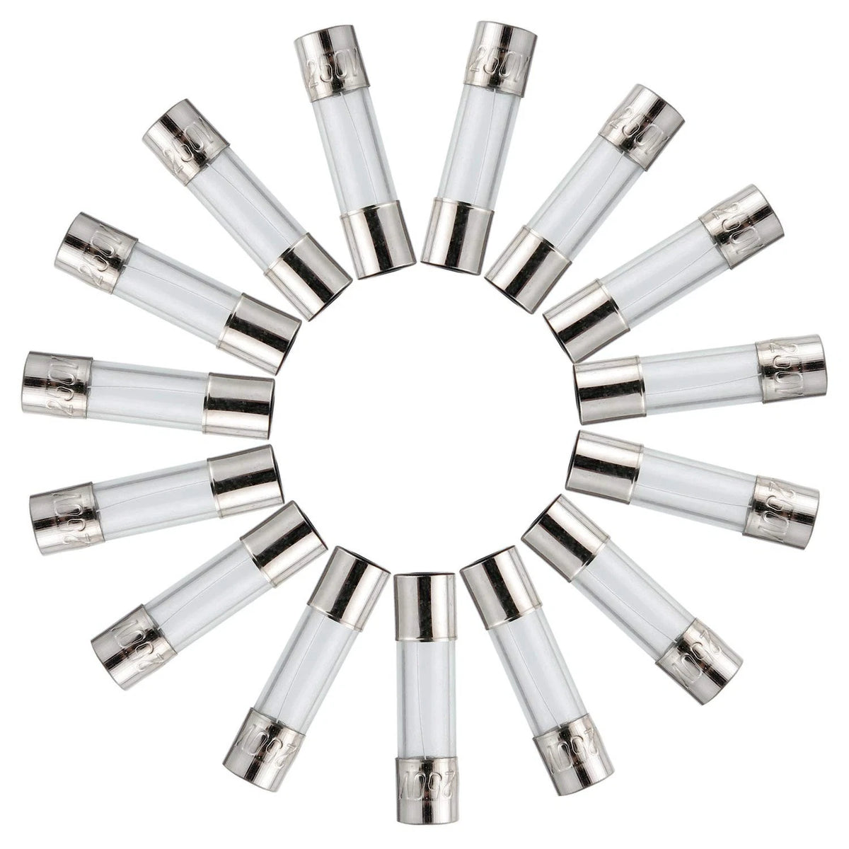 BOJACK 5x20 mm Fuse Holder Inline Screw Type with 16 AWG Red Wire + 15...