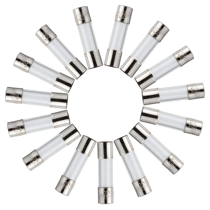 BOJACK 5x20 mm Fuse Holder Inline Screw Type with 16 AWG Red Wire + 15...