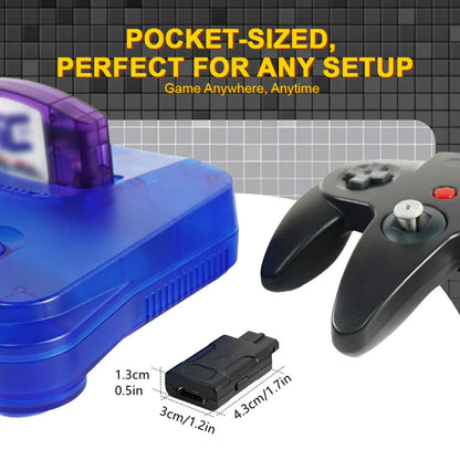 For N64 Nintendo GameCube HDMI Converter PAL NTSC S-Video Composite Signal