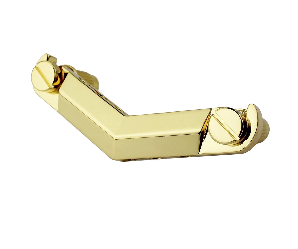 Guyker Guitar Stop Bar Tailpiece with Anchors and Studs Replacement Golden