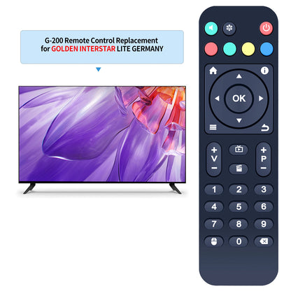 Replacement Remote Control For Golden Interstar G-200 Lite