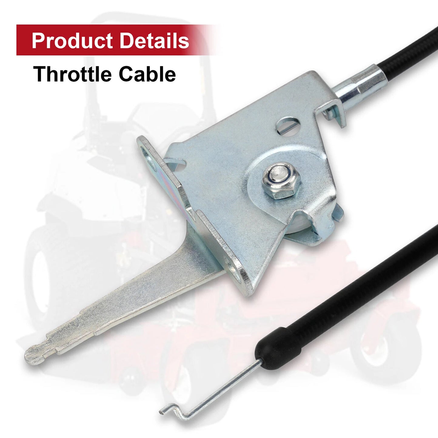 Throttle Cable 103-4091 For Toro Z Master & Exmark Lazer Z