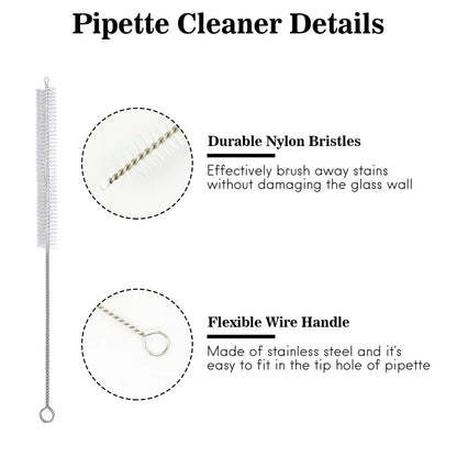 3Pcs Glass Pipettes Dropper, 10ml Graduated Liquid Dropper with Rubber Bulb...