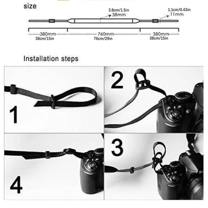 Universal Grey Adjustable Shoulder Neck Strap Belt For DSLR Cameras Accessories