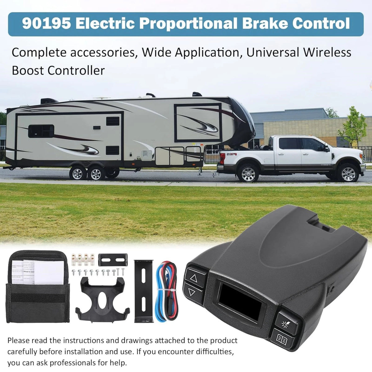 Replacement for Jeep Electric Trailer Brake Controller Module Kit 90195 Direct