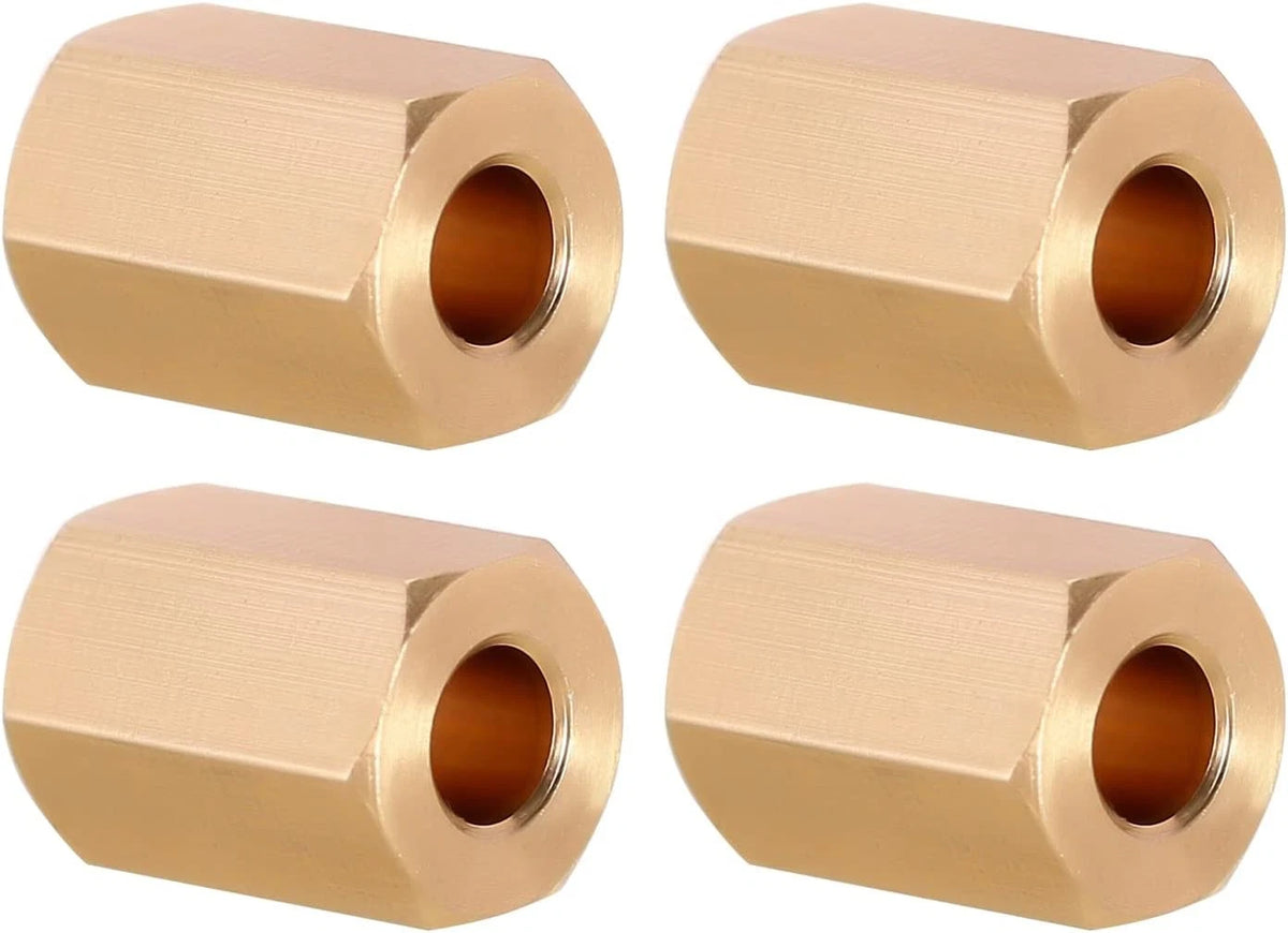 INJORA 12g/Set Brass Wheel Hex Hub 10mm Extenders Adaptor for TRX4M Redcat...