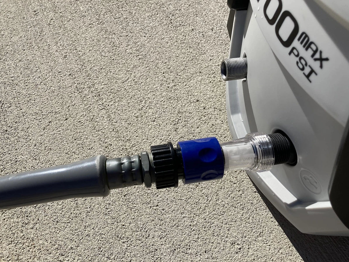 Valley Industries Quick Connect Pressure Washer Garden Hose Adapter - Blue