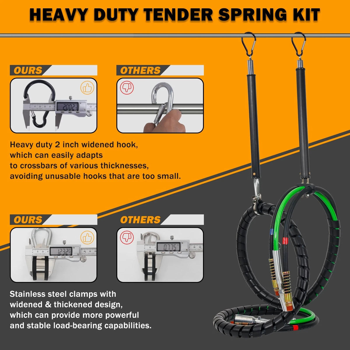 XaXmTee 12 FT Semi Truck Air Lines Kit with 3 Pcs Tender 12FT KIT, KIT