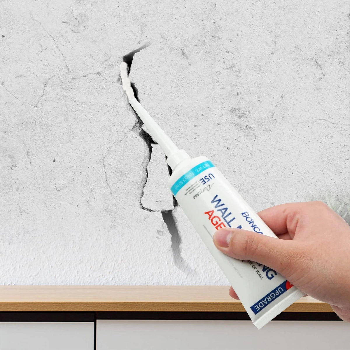 Drywall Repair Kit,2 Pack Wall Mending 12 cm x 5.5 x 15.5 cm, White