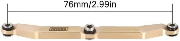 INJORA Brass Steering Link for TRX4M Upgrade Parts 1/18 RC Crawler