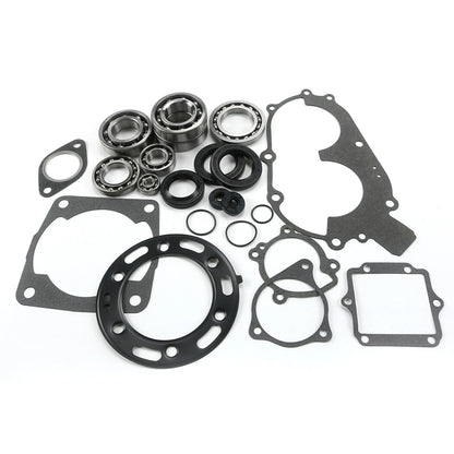For POLARIS 400L 400 COMPLETE ENGINE REBUILD KIT CRANKSHAFT BEARING SEALS GASKET
