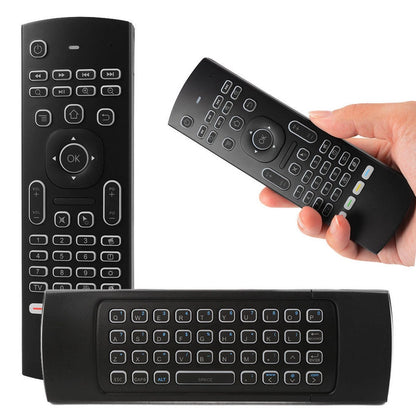 Remote Control MX3 Backlight Air Mouse 2.4G RF Keyboard For KODI TV BOX PC E