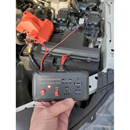 Sound Troubleshooting Automotive Relay Tester - 4 & 5 Pin 12V Auto Black