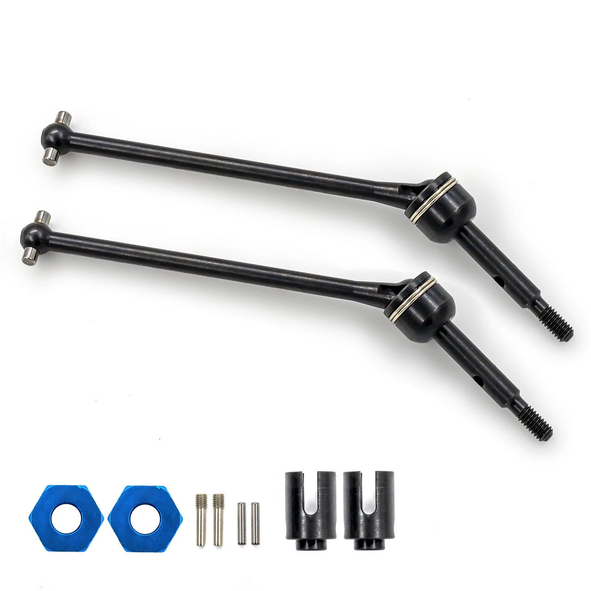 Steel CVD Drive Shafts For Traxxas 1/10 Slash 4x4 Rustler 2WD RC Car Replacement