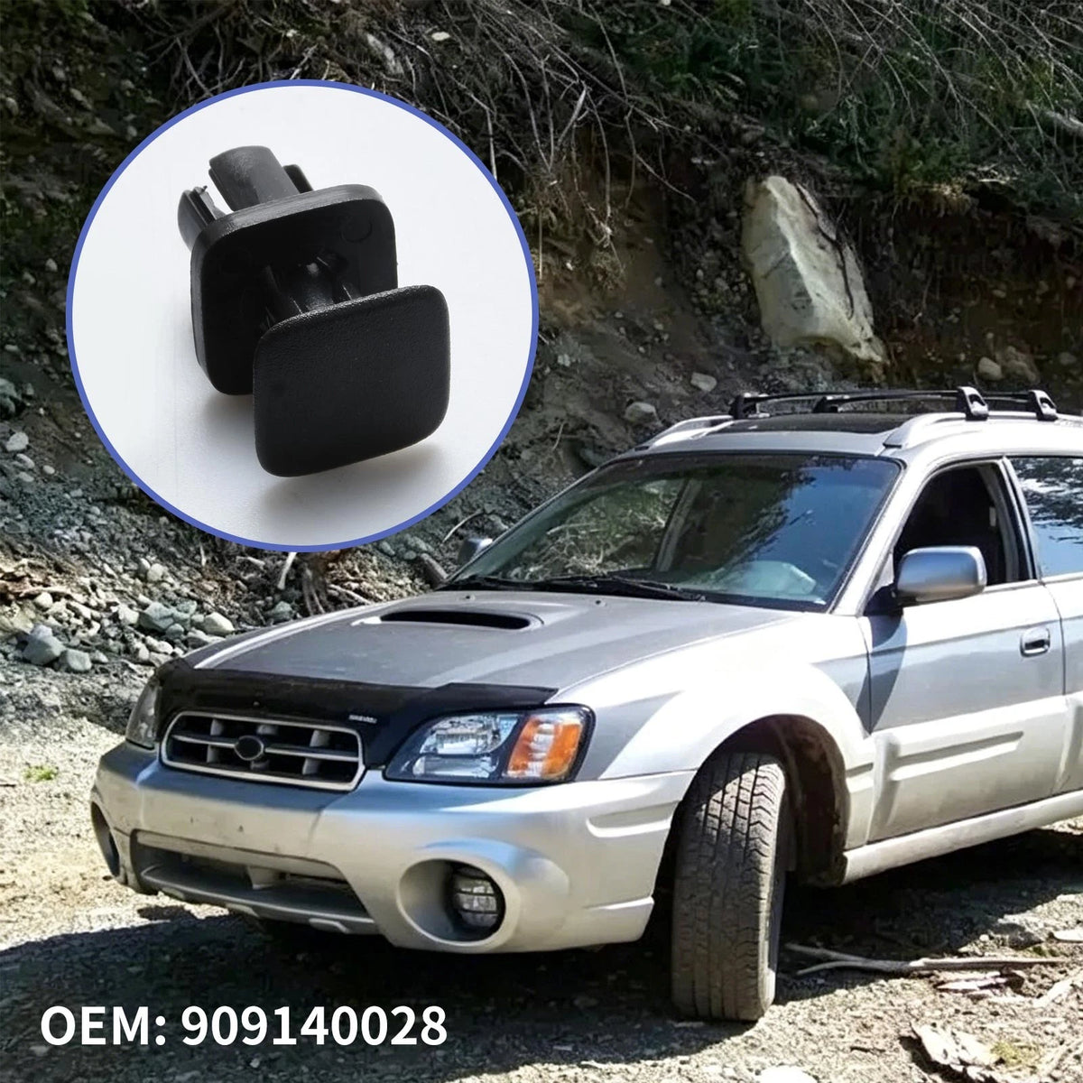 Pack of 4 909140028 Rear Bumper Cover Retainer Clip For Subaru Baja 2003-2006
